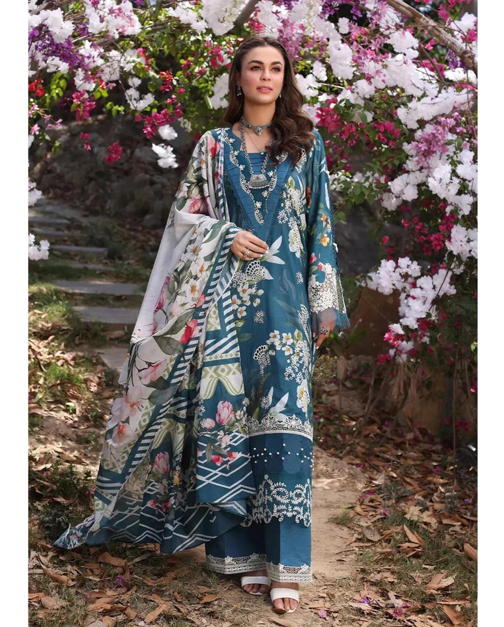 SUMMER LAWN Fabric 3PC SUIT