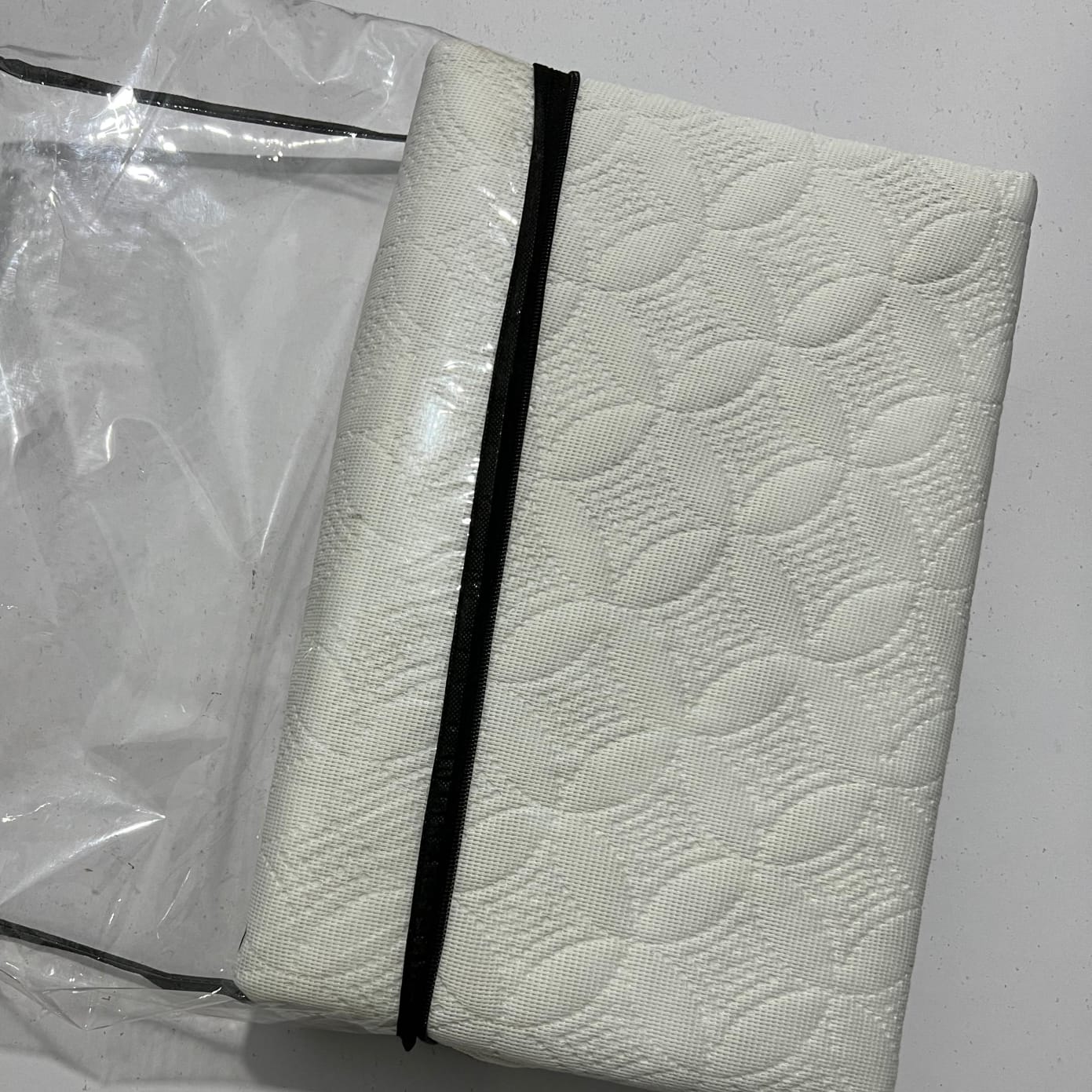 Cotton Quilted Waterproof Mattress Cover - White koi